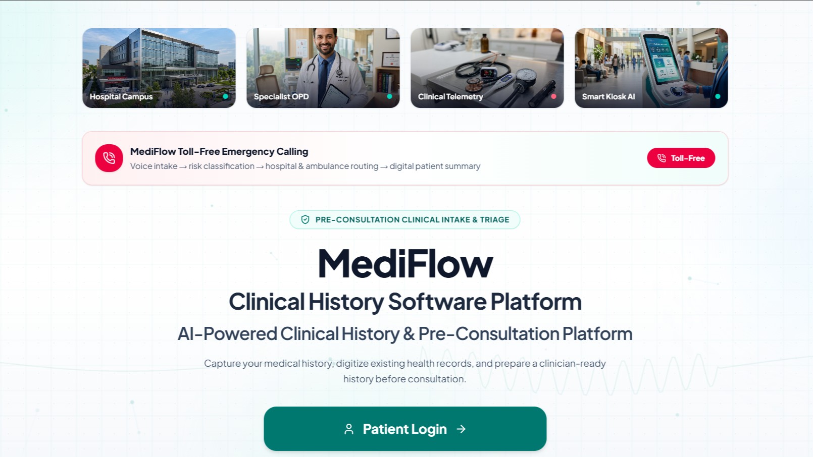 Mediflow-patient case taking software